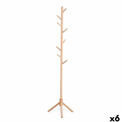 Porte-manteau Confortime Bois 42 x 42 x 175 cm (6 Unités)