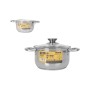 Casserole with lid Quttin New neron Ø 28 x 20 x 11 cm (6 Units)