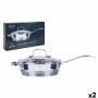 Casserole with lid Santa Clara Ø 21,5 x 43 x 5,5 cm (2 Units)