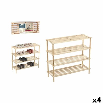 Banc à chaussures Confortime 74 x 26,5 x 64 cm (4 Unités)