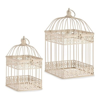Cage 80954 Crème 18 x 35,5 x 18 cm (2 pcs)