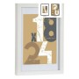 Photo frame 668826-WHITE White Glass MDF Wood (6 Units)