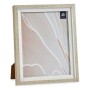 Cadre photo 24 x 2 x 29 cm Verre Beige Blanc Plastique (6 Unités)