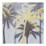 Decorative box DKD Home Decor Black Golden MDF Wood Palms Tropical Counter (2 Units)