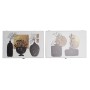 Decorative box DKD Home Decor White Black Golden MDF Wood Modern Vase (2 Units)