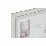Cadre photo DKD Home Decor Verre polystyrène Doré Argenté Traditionnel 47 x 2 x 29 cm (2 Unités)