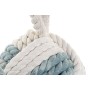 Decorative Figure DKD Home Decor Blue Brown White Knot 14 x 14 x 28 cm Mediterranean (3 Pieces)