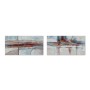 Cadre DKD Home Decor 140 x 2,8 x 70 cm Abstrait Moderne (2 Unités)