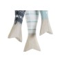 Hanging decoration Home ESPRIT Blue White Natural Fish 5 x 5 x 20 cm (2 Units)