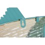 Wall Decoration Home ESPRIT Blue Multicolour Golden Fish Mediterranean 70 x 4,5 x 25,5 cm (2 Units)