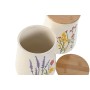 Boîte Home ESPRIT Multicouleur Fleurs Shabby Chic (2 Unités)
