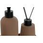 Bath Set Home ESPRIT Cream Terracotta ABS Dolomite 17 x 9 x 2 cm 3 Pieces (2 Units)