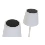 Solar lamp Home ESPRIT Black 25 x 25 x 140 cm
