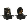 Garden fountain Home ESPRIT Resin Buddha Oriental 21 x 19 x 27 cm (2 Units)