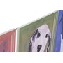 Painting Home ESPRIT Blue Green Orange Urban 50 x 2 x 50 cm (4 Units)