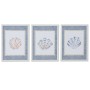 Painting Home ESPRIT Blue Cream 30 x 3 x 40 cm (3 Units)