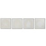 Painting Home ESPRIT White Cream Mediterranean 40 x 3 x 40 cm (4 Units)