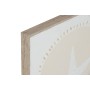 Painting Home ESPRIT White Cream Mediterranean 40 x 3 x 40 cm (4 Units)