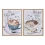 Painting Home ESPRIT Brown Grey Vintage 30 x 1,8 x 40 cm (2 Units)