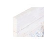 Painting Home ESPRIT Blue Grey Shabby Chic Hydrangea 60 x 3 x 60 cm (2 Units)