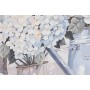 Painting Home ESPRIT Blue Grey Shabby Chic Hydrangea 60 x 3 x 60 cm (2 Units)