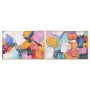 Painting Home ESPRIT Abstract Urban 122,5 x 3,5 x 82,5 cm (2 Units)