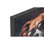 Painting Home ESPRIT Blue Brown Red Modern Dog 50 x 3,5 x 50 cm (2 Units)