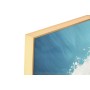 Painting Home ESPRIT Blue White Brown Sea and ocean 80 x 3,5 x 80 cm (2 Units)