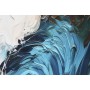 Painting Home ESPRIT Blue White Brown Sea and ocean 80 x 3,5 x 80 cm (2 Units)