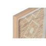 Painting Home ESPRIT White Natural Scandinavian 40 x 3 x 40 cm (2 Units)