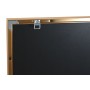 Painting Home ESPRIT White Black Golden Flowers 80 x 3,5 x 80 cm (2 Units)