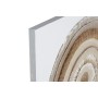 Painting Home ESPRIT Beige Natural Circles Scandinavian 80 x 3 x 80 cm (2 Units)