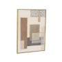 Cadre Home ESPRIT Marron Beige Abstrait Urbaine 50 x 3 x 70 cm (2 Unités)