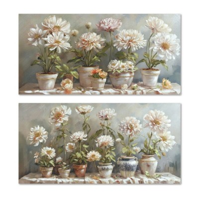 Painting Home ESPRIT Plant pot Traditional 120 x 3 x 60 cm (2 Units)