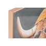 Painting Home ESPRIT Grey Orange Cow Modern Lacquered 82 x 4,5 x 82 cm (2 Units)