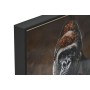 Painting Home ESPRIT Brown Black Gorilla Loft Lacquered 51,5 x 4,5 x 71,5 cm (2 Units)