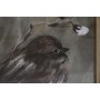 Painting Home ESPRIT Green Birds Shabby Chic 50 x 2 x 50 cm (4 Units)