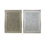 Painting Home ESPRIT White Beige Golden Modern Urban 90 x 3,5 x 120 cm (2 Units)