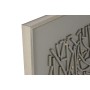 Painting Home ESPRIT White Beige Golden Modern Urban 90 x 3,5 x 120 cm (2 Units)