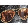 Painting Home ESPRIT Black Golden Modern Bull Lacquered 100 x 4 x 100 cm (2 Units)