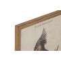 Painting Home ESPRIT Beige Tropical 40 x 2 x 50 cm (4 Units)