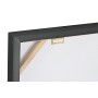 Painting Home ESPRIT Black Turquoise Tiger Lacquered 60 x 3,5 x 60 cm (2 Units)