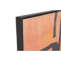 Painting Home ESPRIT Blue Orange Abstract Urban 103 x 4,5 x 143 cm (2 Units)