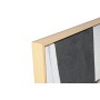 Painting Home ESPRIT White Black Beige Abstract 103 x 4,3 x 143 cm (2 Units)