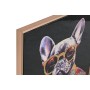 Cadre Home ESPRIT Bleu Rouge Animal Laqué 52,5 x 2,8 x 72,5 cm (4 Unités)
