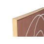Painting Home ESPRIT Beige Terracotta Abstract 83 x 4,3 x 123 cm (2 Units)