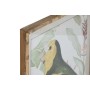 Painting Home ESPRIT Yellow Green Parrot Tropical 50 x 2,5 x 70 cm (2 Units)
