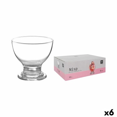 Ice Cream and Milk Shake Glass La Mediterránea NISP 0,2 L 6 Pieces (6 Units)