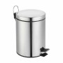 Seau à déchets avec pédale Confortime Argenté 5 L (6 Unités)