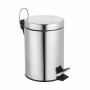 Seau à déchets avec pédale Confortime Argenté 3 L (6 Unités)